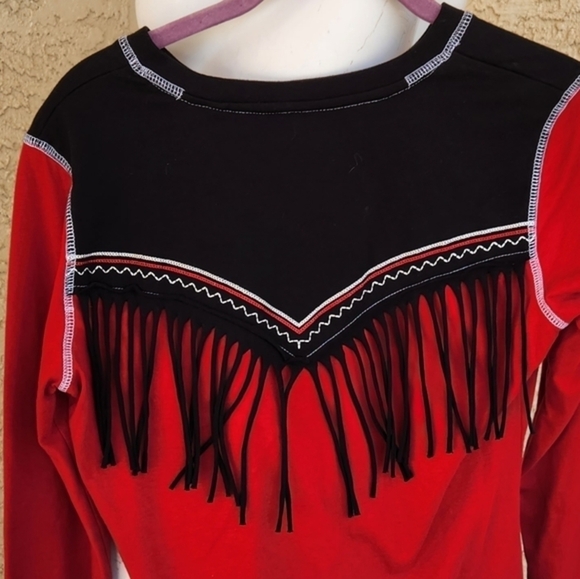 Panhandle Rodeo City Tour Fringe Shirt. - Picture 3 of 4